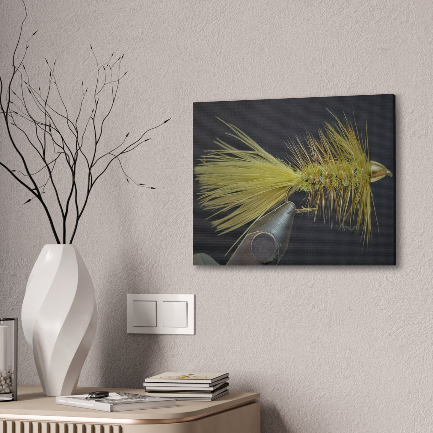 Bru Bugger Fly Fishing Canvas Art