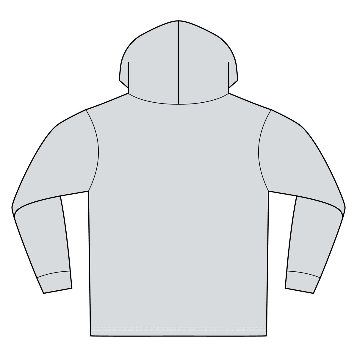Unisex Bahama Performance Hooded Long Sleeve T-Shirt