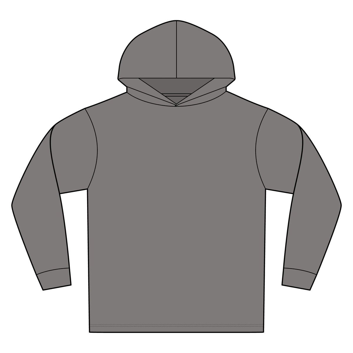 Unisex Bahama Performance Hooded Long Sleeve T-Shirt