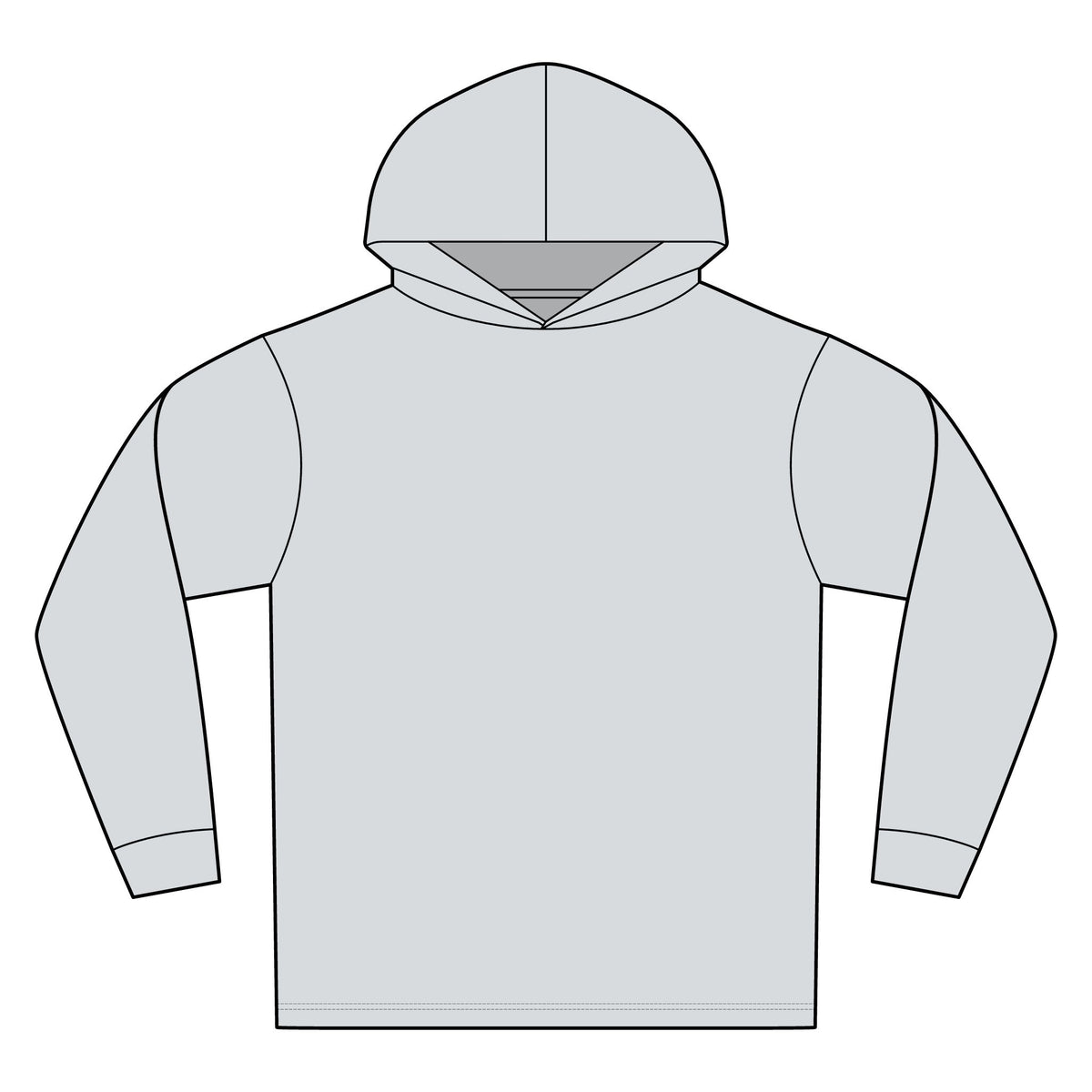 Unisex Bahama Performance Hooded Long Sleeve T-Shirt
