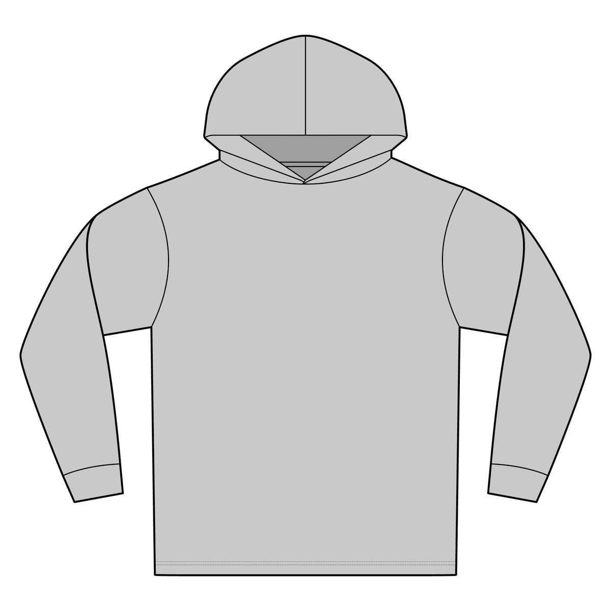 Unisex Bahama Performance Hooded Long Sleeve T-Shirt