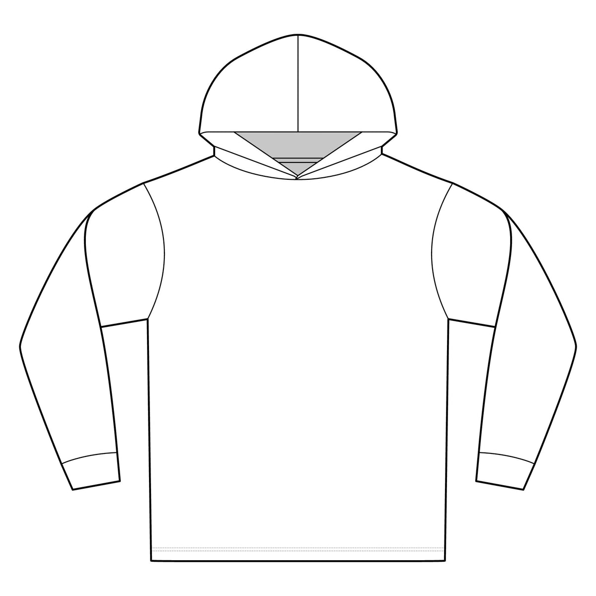 Unisex Bahama Performance Hooded Long Sleeve T-Shirt