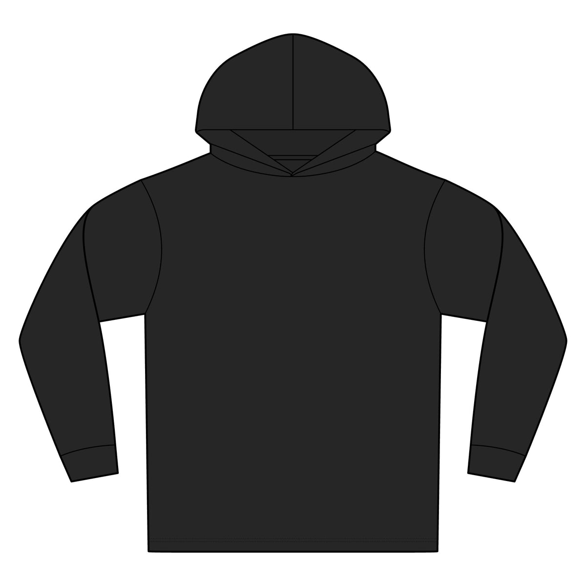 Unisex Bahama Performance Hooded Long Sleeve T-Shirt