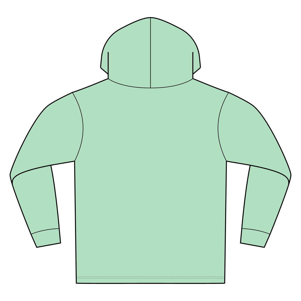 Unisex Bahama Performance Hooded Long Sleeve T-Shirt