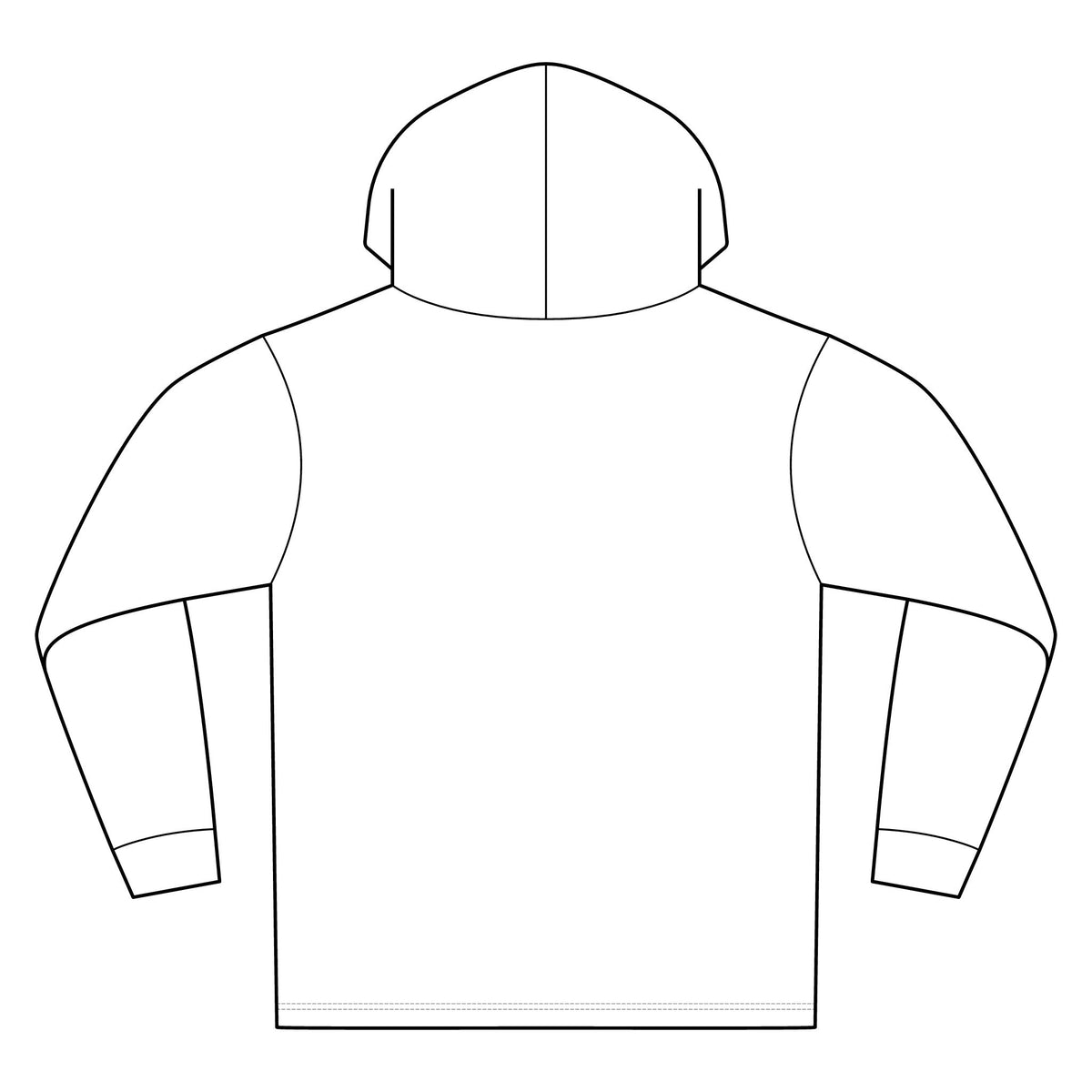 Unisex Bahama Performance Hooded Long Sleeve T-Shirt