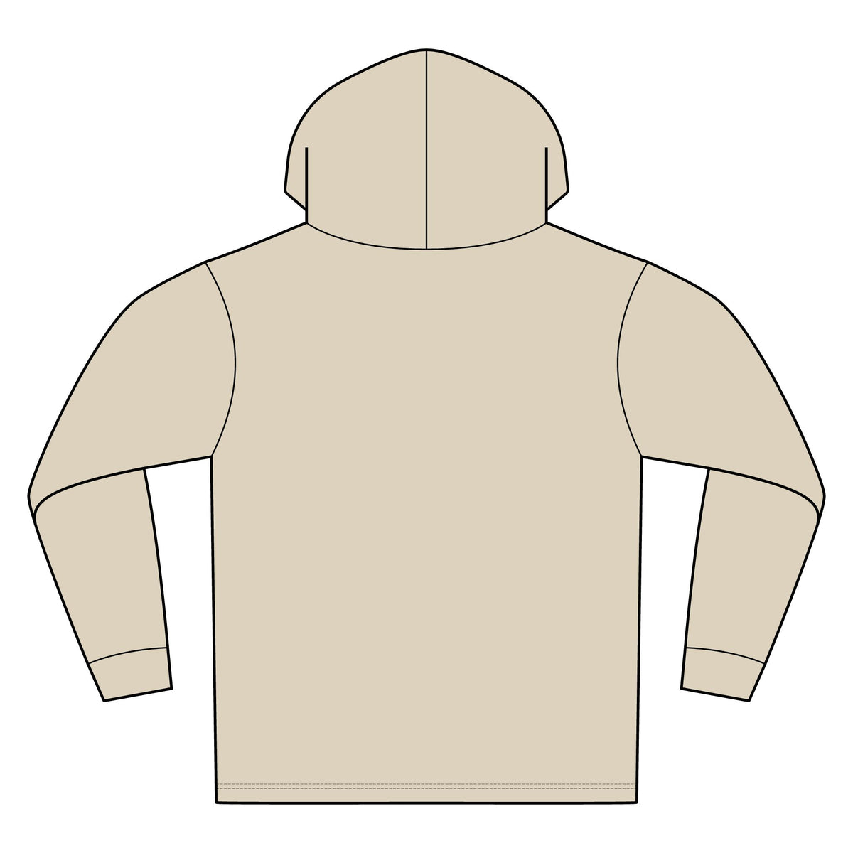 Unisex Bahama Performance Hooded Long Sleeve T-Shirt