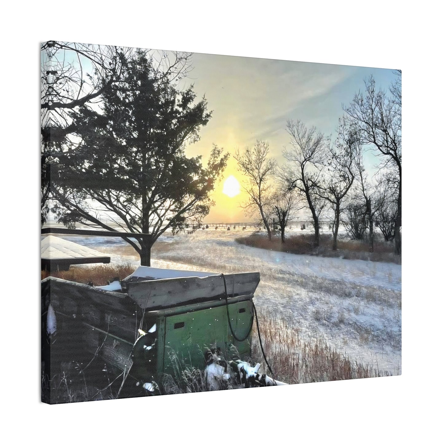 Pheasants Roast on canvas