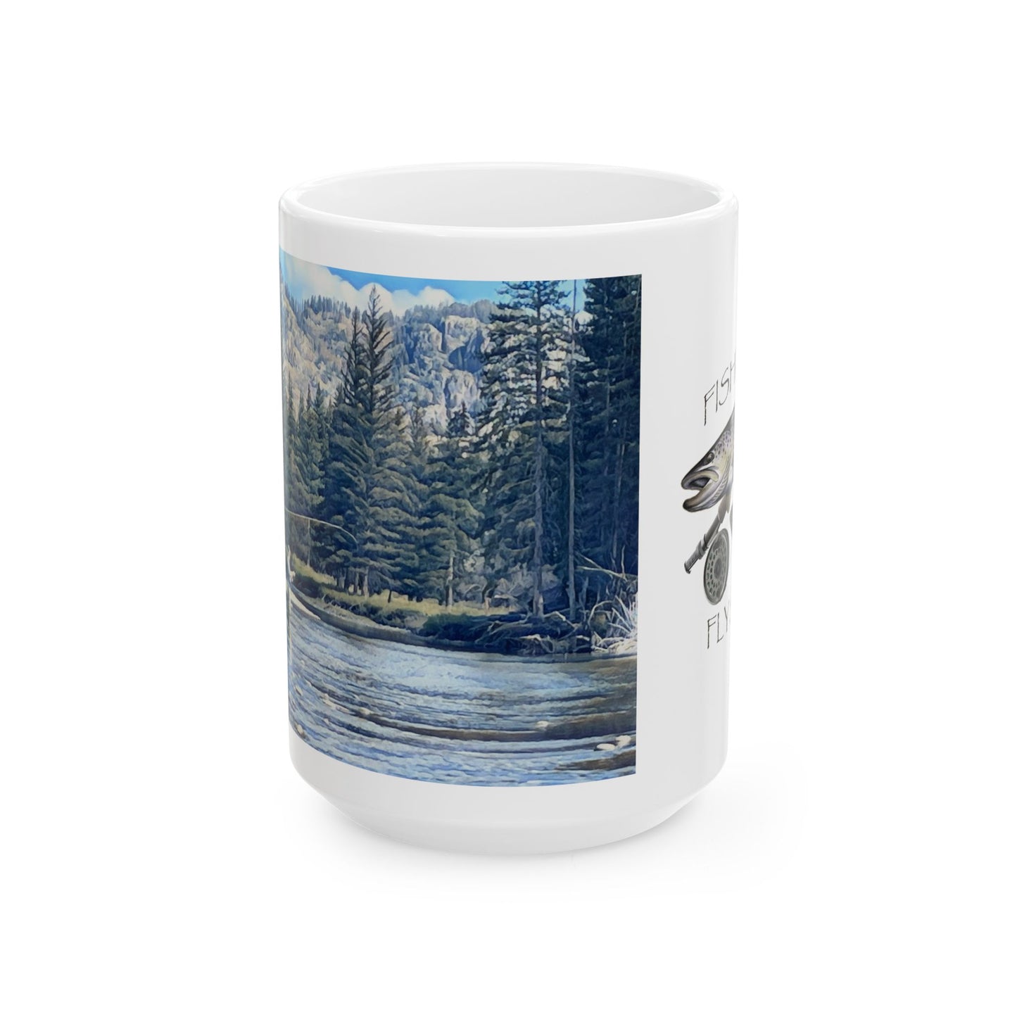 Slough creek Fishkota — Scenic River Trout Design (11oz & 15oz)