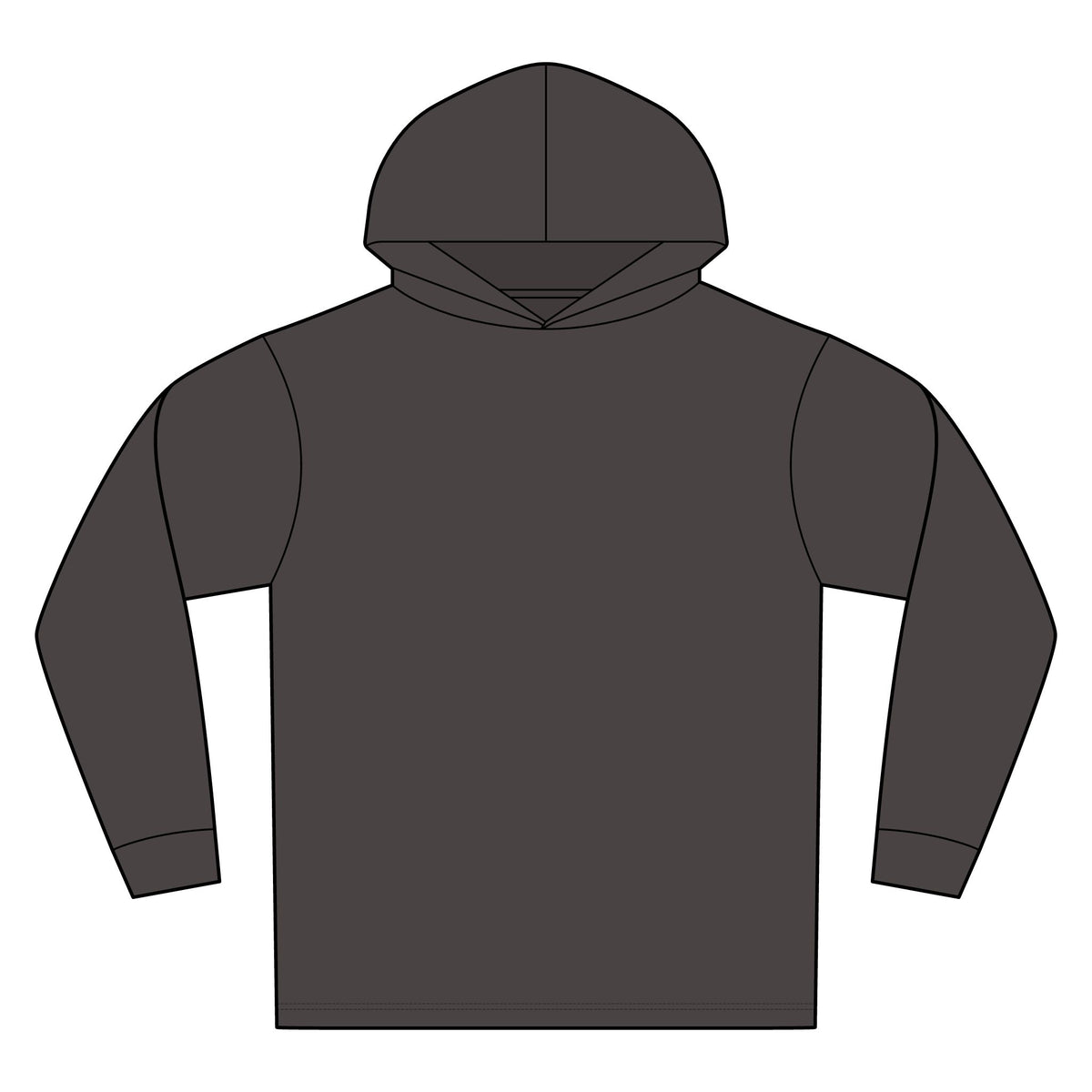 Unisex Bahama Performance Hooded Long Sleeve T-Shirt