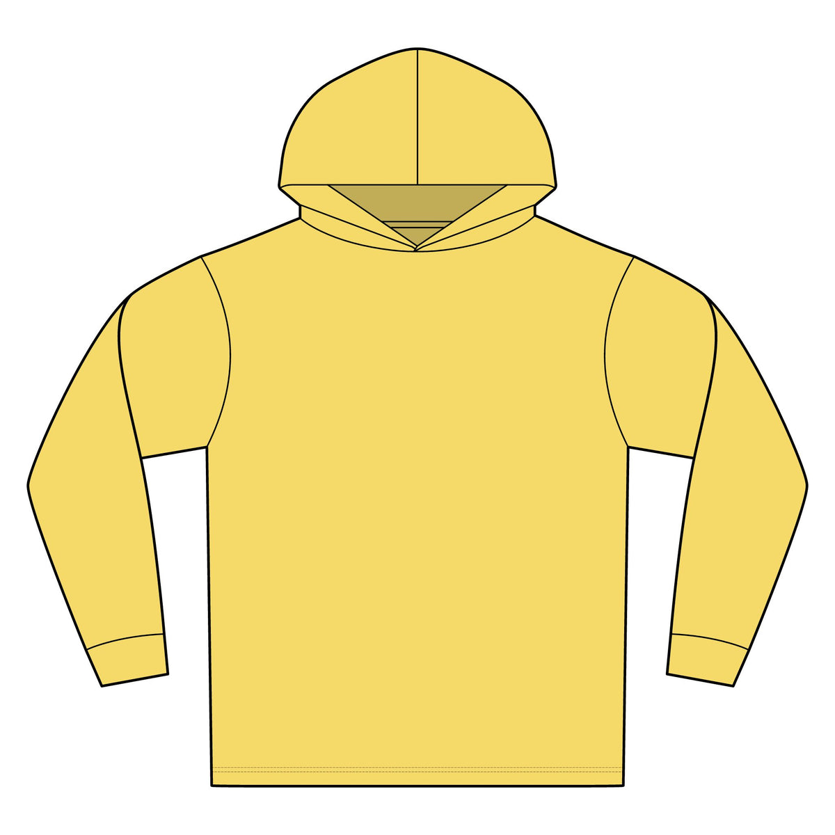 Unisex Bahama Performance Hooded Long Sleeve T-Shirt