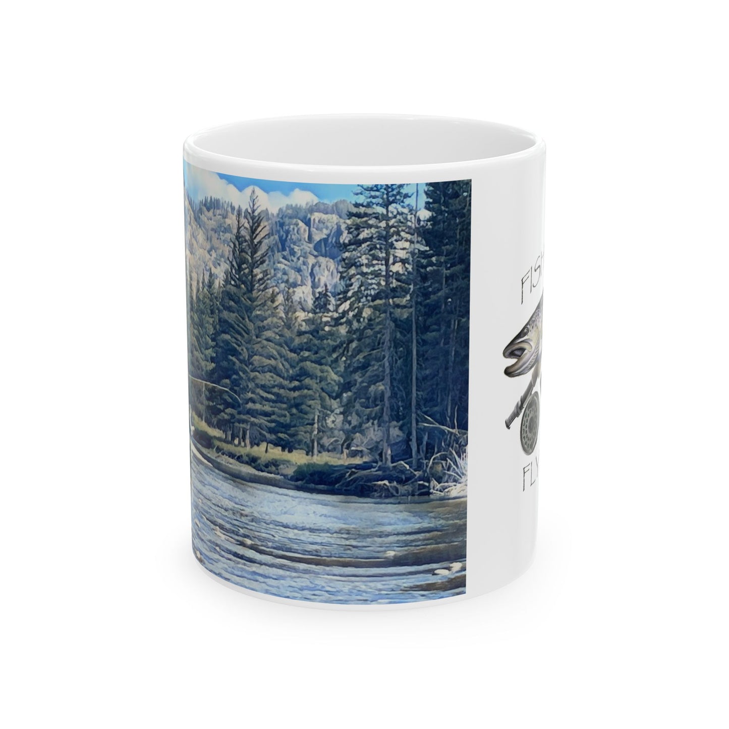 Slough creek Fishkota — Scenic River Trout Design (11oz & 15oz)