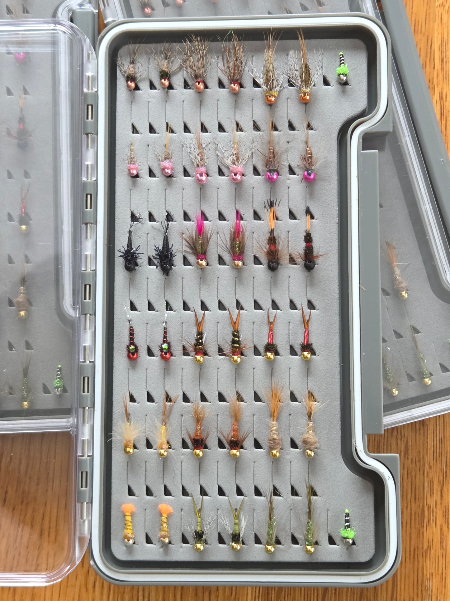 Jig Nymph Variety Combo with  Fly Box