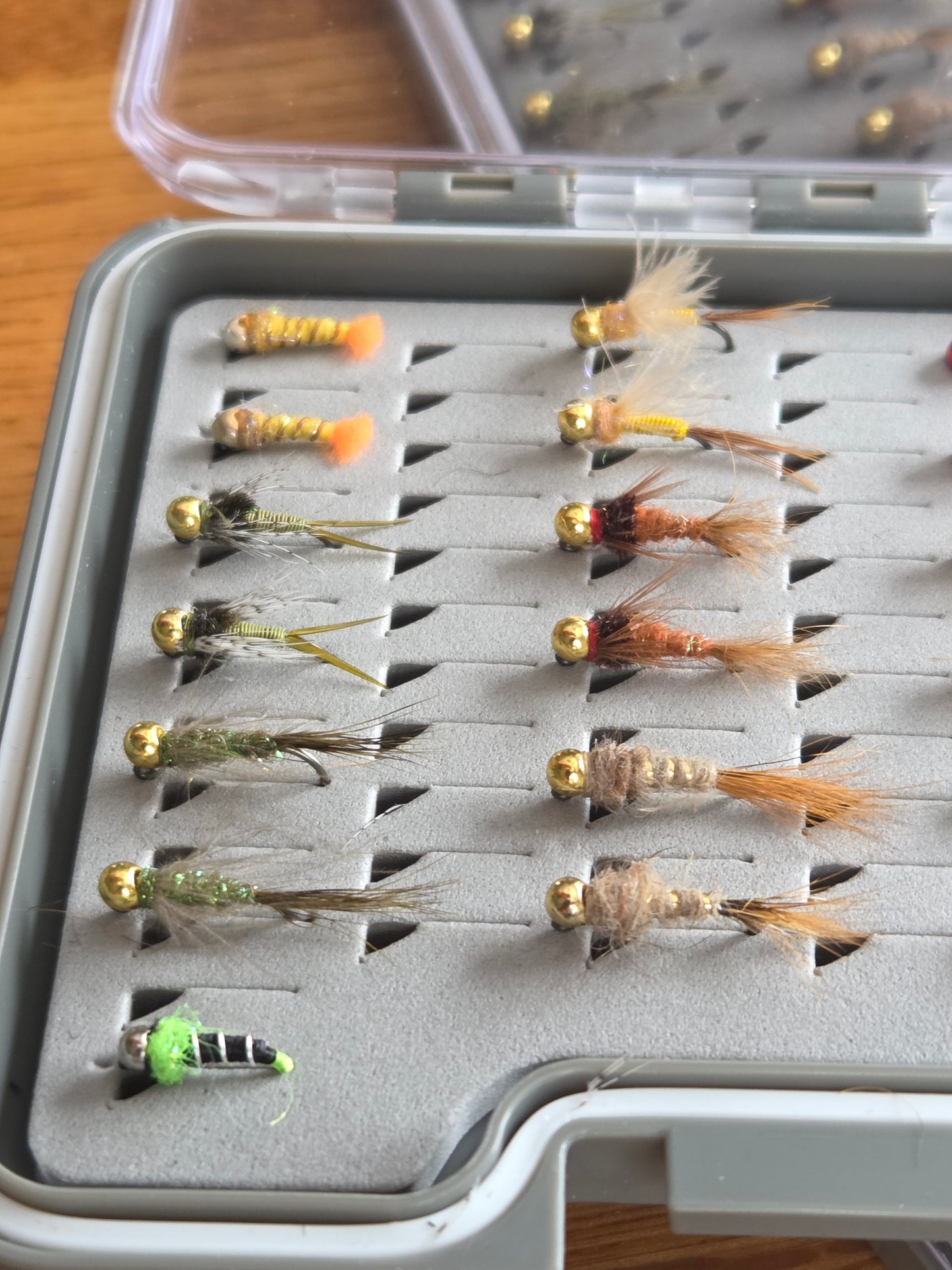 Jig Nymph Variety Combo with  Fly Box