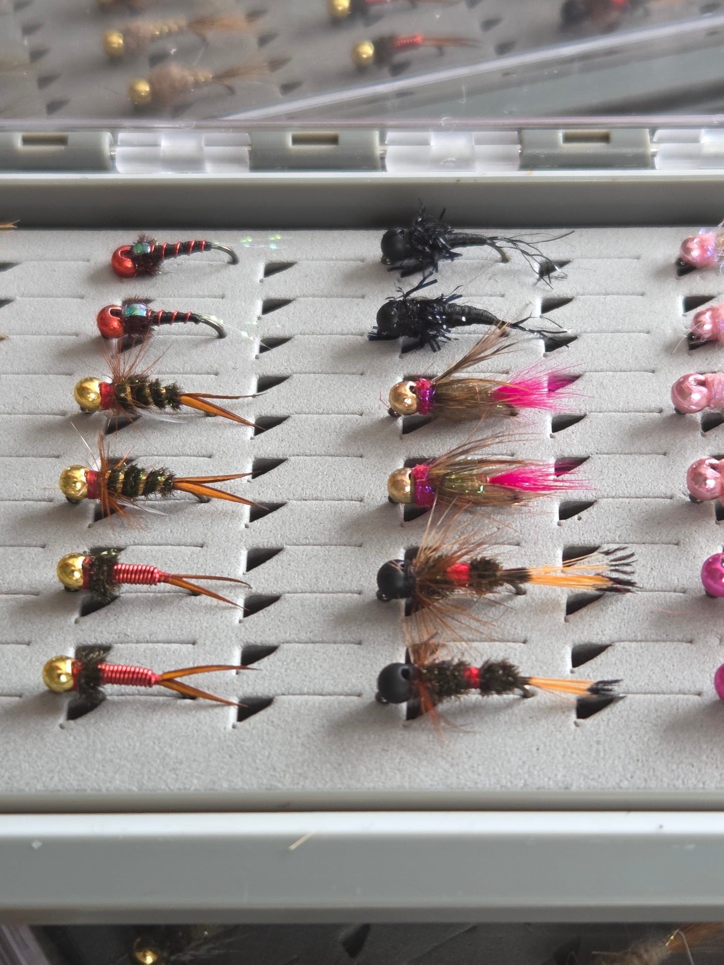 Jig Nymph Variety Combo with  Fly Box