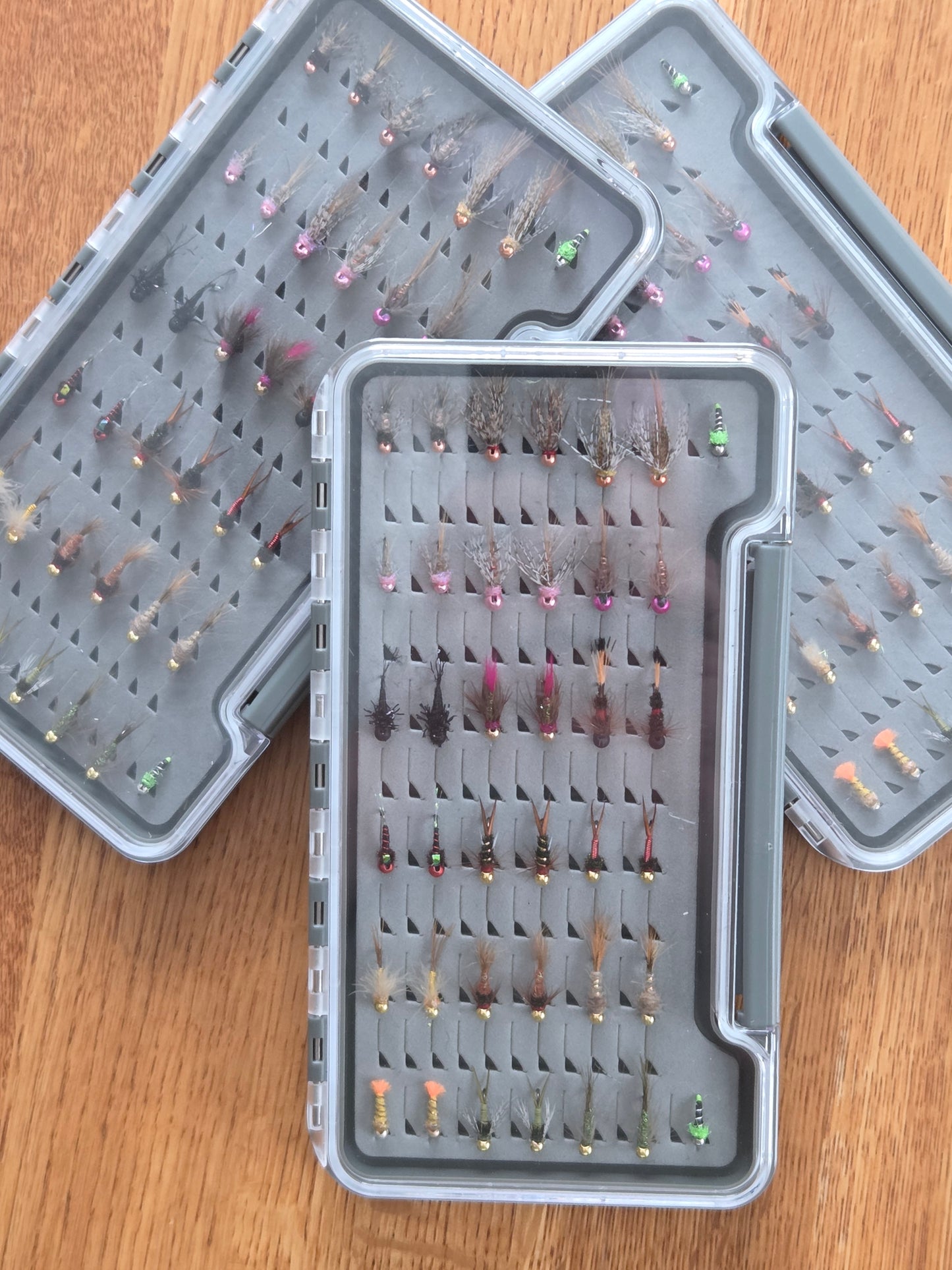 Jig Nymph Variety Combo with  Fly Box