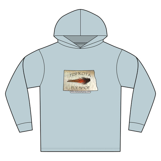 Unisex Bahama Performance Hooded Long Sleeve T-Shirt