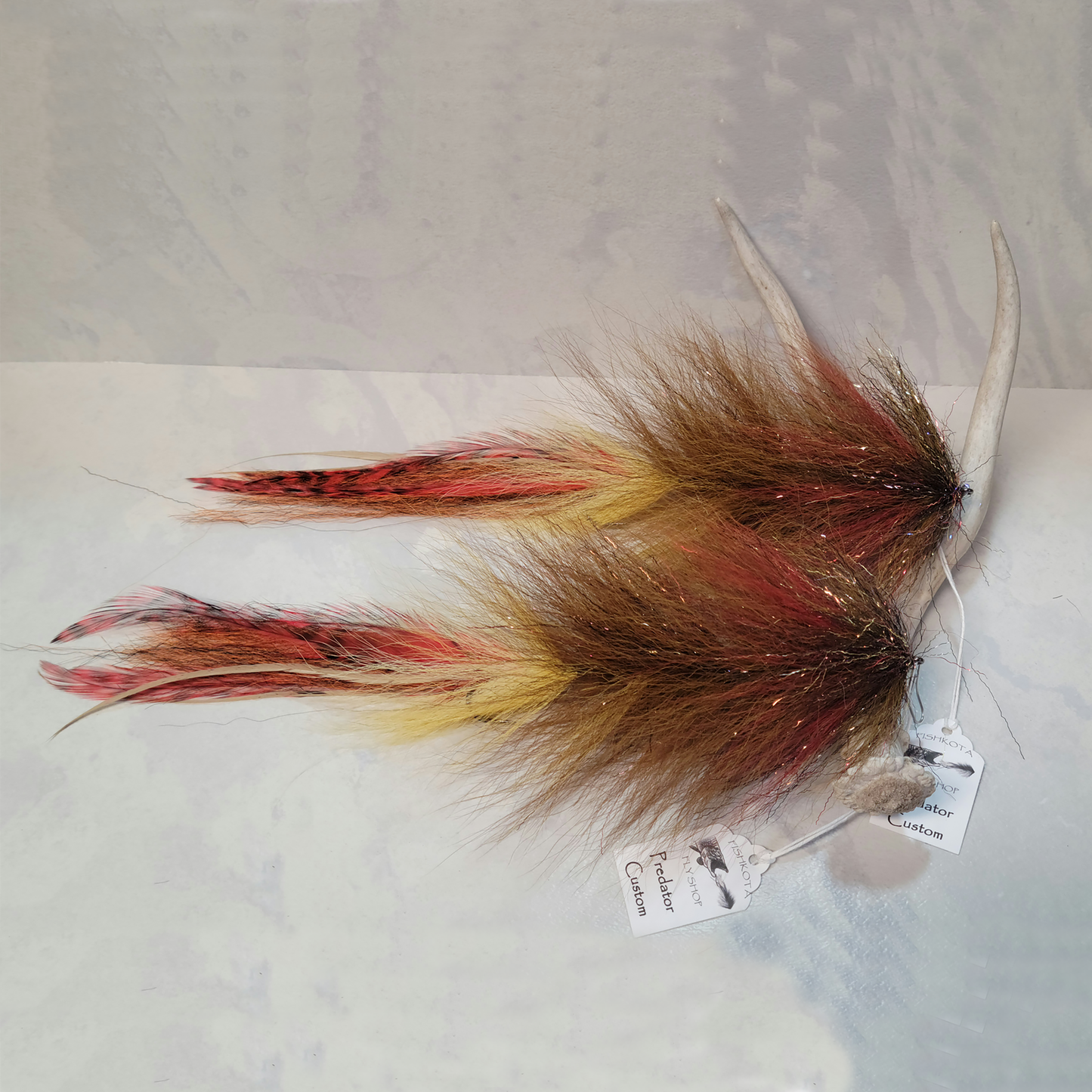 Bulkhead Deceiver Style Musky Fly -  Sucker